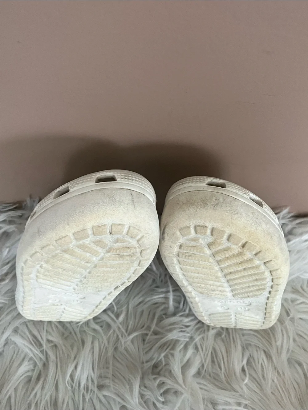 {CROCS} Platform Clog Sandals in White - Youth 11